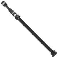 Novatec steekas achter M12x172mm met hevel alu zwart