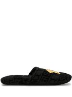 Versace slippers Medusa en éponge - Noir