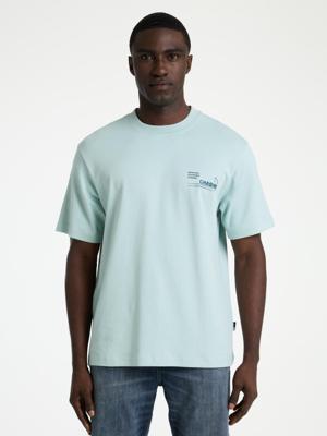 Chasin Ido Tee Print T-shirts E62 - M.blue