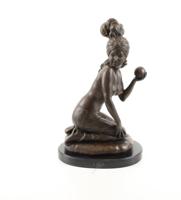 A BRONZE SCULPTURE OF A MOROCCAN DANCER A BRONZE SCULPTURE OF A MOROCCAN DANCER