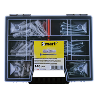 pgb-Europe SMART | Assortimentdoos pluggen+schroeven 140dlg - SM0ASSN000603
