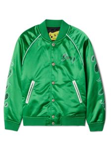 Off-White Kids veste bomber à imprimé bandana - Vert