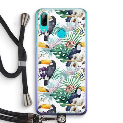 Tukans: Huawei P Smart (2019) Transparant Hoesje met koord