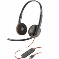 Hoofdtelefoon met microfoon Poly 8X228A6 Zwart - thumbnail