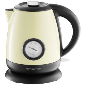 EMERIO Wasserkocher Waterkoker Snoerloos Aantal/Volume: 1 l Zwart, Geel