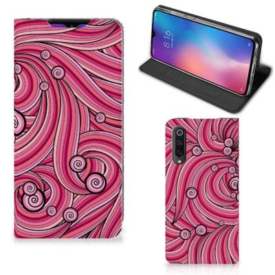 Xiaomi Mi 9 | Bookcase | Swirl Pink