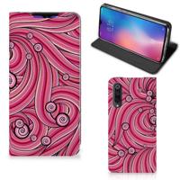 Xiaomi Mi 9 | Bookcase | Swirl Pink