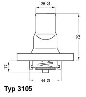 Wahler Thermostaat 3105.87D - thumbnail