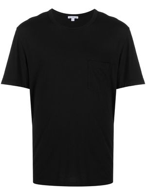 James Perse t-shirt à poche poitrine - Noir