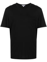 James Perse t-shirt à poche poitrine - Noir