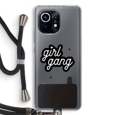 Girl Gang: Xiaomi Mi 11 Transparant Hoesje met koord