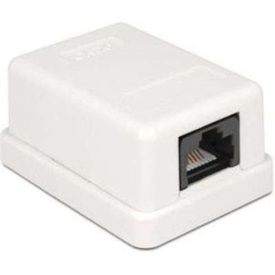 Delock 86248 modulair stopcontact 1 poort Cat.6 compacte UTP