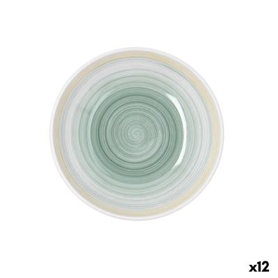 Diep bord Quid Velvet Geel Keramisch Ø 21,5 cm (12 Stuks)
