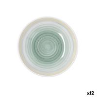 Diep bord Quid Velvet Geel Keramisch Ø 21,5 cm (12 Stuks)
