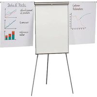 Franken Flipchart X-tra! Line® Standard Plus (b x h) 68 cm x 105 cm Lichtgrijs Incl. opbergbakje, Incl. papierhouder, Afwisbaar, In hoogte verstelbaar, - thumbnail