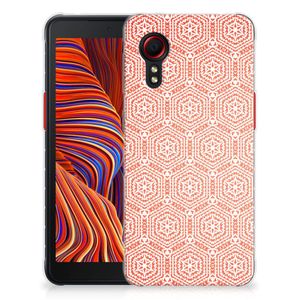 Samsung Galaxy Xcover 5 TPU bumper Pattern Orange