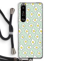 Spiegeleitjes: Sony Xperia 1 III Transparant Hoesje met koord