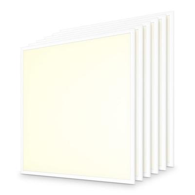 6x LED Paneel - 60x60 cm - 18/25 Watt - 4500 lumen - 180 lumen/watt - 3000K warm wit - UGR22 - Flikkervrij - Incl. Philips Xitanium Driver - 5 jaar garantie