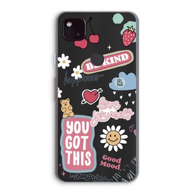 Positivity: Google Pixel 4a 5G Transparant Hoesje