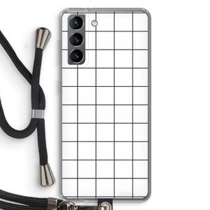 Rooster: Samsung Galaxy S21 Transparant Hoesje met koord