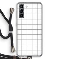 Rooster: Samsung Galaxy S21 Transparant Hoesje met koord