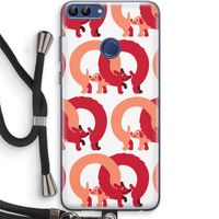 Dogs: Huawei P Smart (2018) Transparant Hoesje met koord