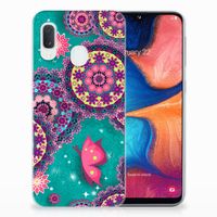 Samsung Galaxy A20e Hoesje maken Cirkels en Vlinders