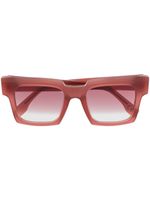 Retrosuperfuture lunettes de soleil Palazzo à monture carrée - Rouge