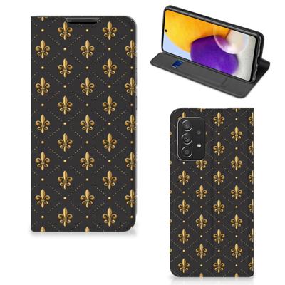 Samsung Galaxy A72 (5G/4G) | Hoesje met Magneet | Franse Lelie
