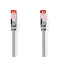 Nedis CAT6 Netwerkkabel | RJ45 Male | RJ45 Male | S/FTP | 0.25 m | Rond | LSZH | Grijs | Label - CCGL85221GY025