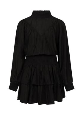 Dress Phyllis Jacquard Vis Black