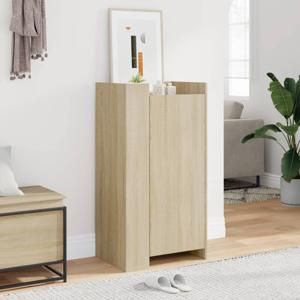 VidaXL Schoenenkast 52x37,5x100 cm bewerkt hout sonoma eikenkleurig