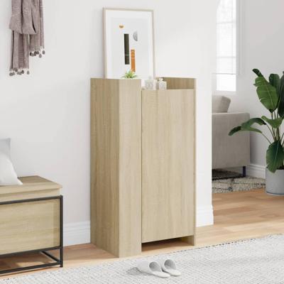 VidaXL Schoenenkast 52x37,5x100 cm bewerkt hout sonoma eikenkleurig