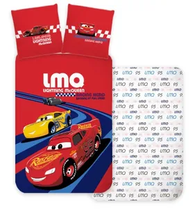 Disney Cars peuterdekbedovertrek Rood - 100 x 135 cm - Katoen