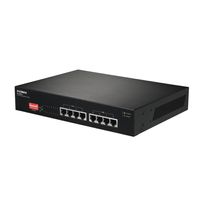 Edimax Lange afstand 8-poorts Gigabit PoE+-switch met DIP-switch | 1 stuks - GS-1008P V2 GS-1008P V2 - thumbnail