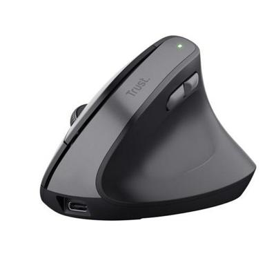 Muis Trust Zwart Grijs 2400 dpi