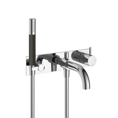 Hotbath Cobber afbouwdeel inbouw douche en badmengkraan automatische omstelinrichting met doucheslang en handdouche chroom CB026EXTCR
