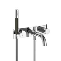 Hotbath Cobber afbouwdeel inbouw douche en badmengkraan automatische omstelinrichting met doucheslang en handdouche chroom CB026EXTCR