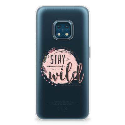Nokia XR20 Telefoonhoesje met Naam Boho Stay Wild Nokia XR20 Telefoonhoesje met Naam Boho Stay Wild