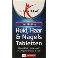 Huid haar nagels met biotine 60 Tabletten