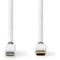 Apple Lightning-Kabel | Apple Lightning 8-Pins Male - USB-C | 2,00 m | Wit