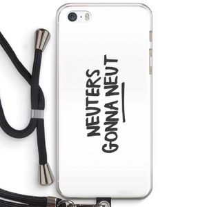 Neuters: iPhone 5 / 5S / SE Transparant Hoesje met koord