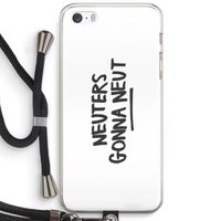Neuters: iPhone 5 / 5S / SE Transparant Hoesje met koord