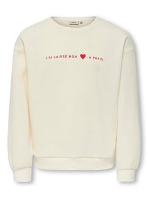 Kids ONLY winter sweater meisjes - wit - KogMarisa - oversize fit