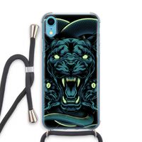 Cougar and Vipers: iPhone XR Transparant Hoesje met koord Cougar and Vipers: iPhone XR Transparant Hoesje met koord
