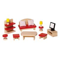 Goki poppenmeubels woonkamer
