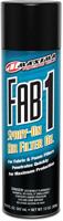 MAXIMA RACING OILS luchtfilterolie "fab-1 fabric & foam filter spray". air filter oil maxima 557ml fab-1
