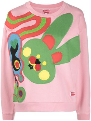 Kenzo sweat Kenzoo à motif brodé - Rose