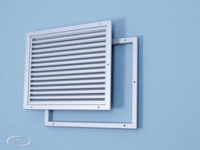 Deurrooster aluminium geanodiseerd