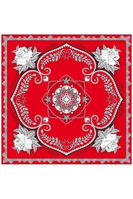 Boerenzakdoek rood 63x63